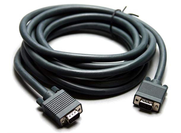 Kramer VGA Kabel -  1,8 m 26AWG 3xCoax Mørk Grå Fullkoplet 